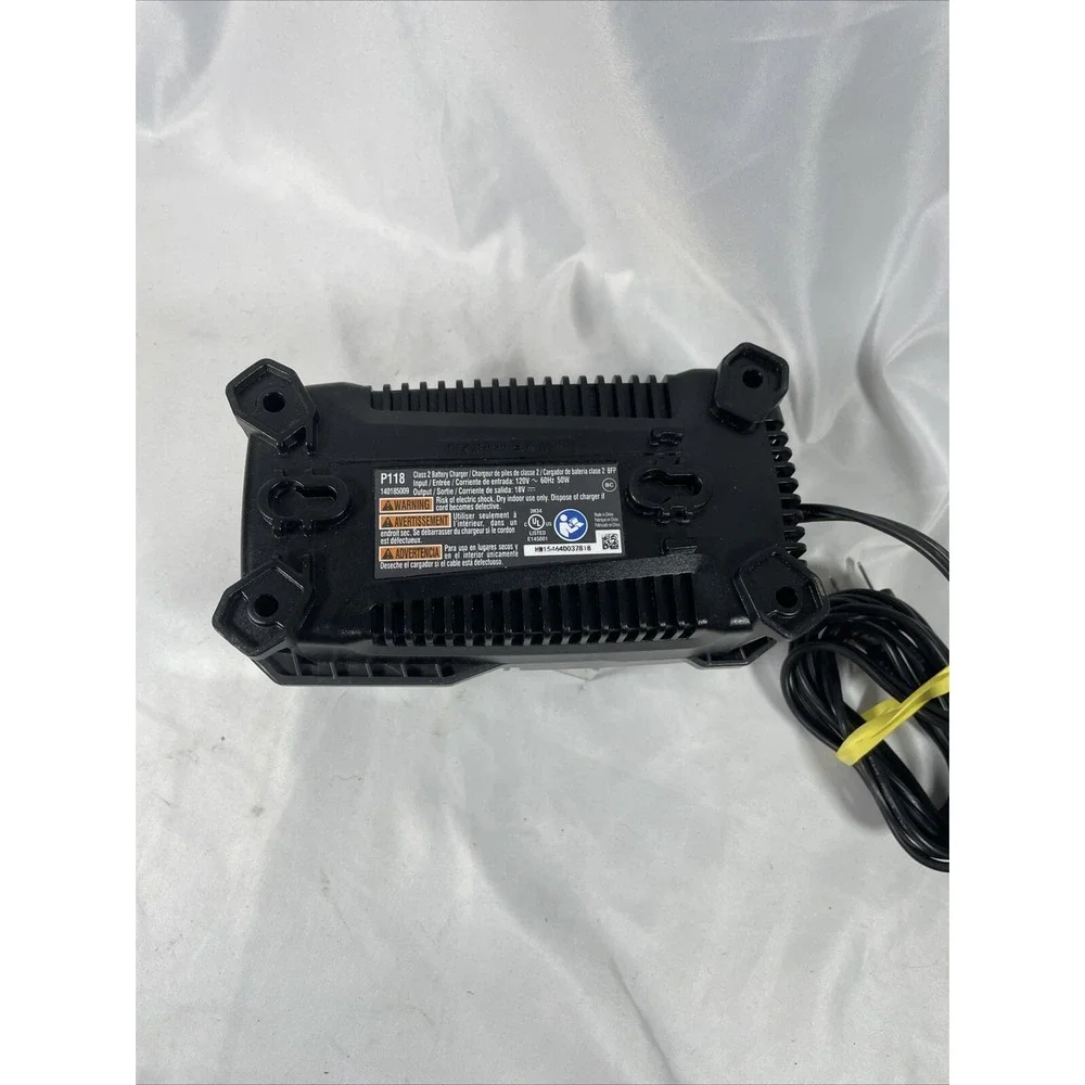 Ryobi One+ P118 18V NiCd Lithium Ion Battery Charger Power Tool Charging Dock